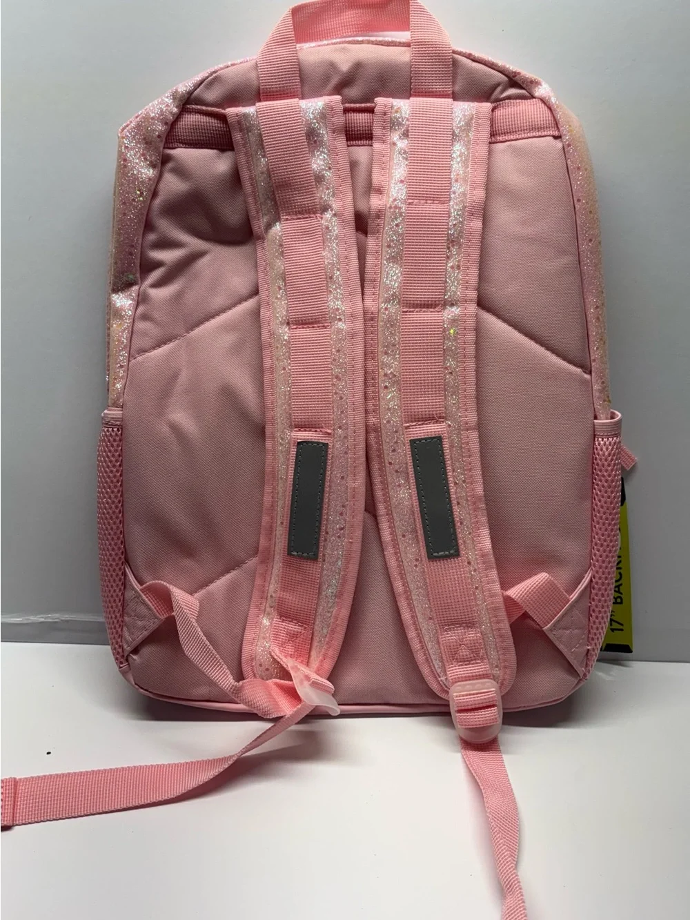 Pink Glitter Cherry Sequin Backpack